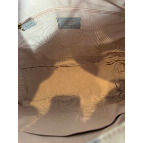 Margot New York Gaby Maxi Hobo Bag Suede Blue - Picture 7 of 7